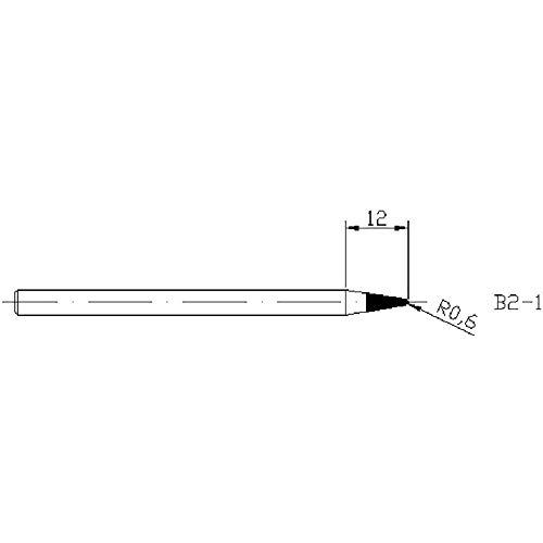 Image of Basetech 588410 Solder Pencil Shape Size 1 mm Tip Length 76 mm Contents