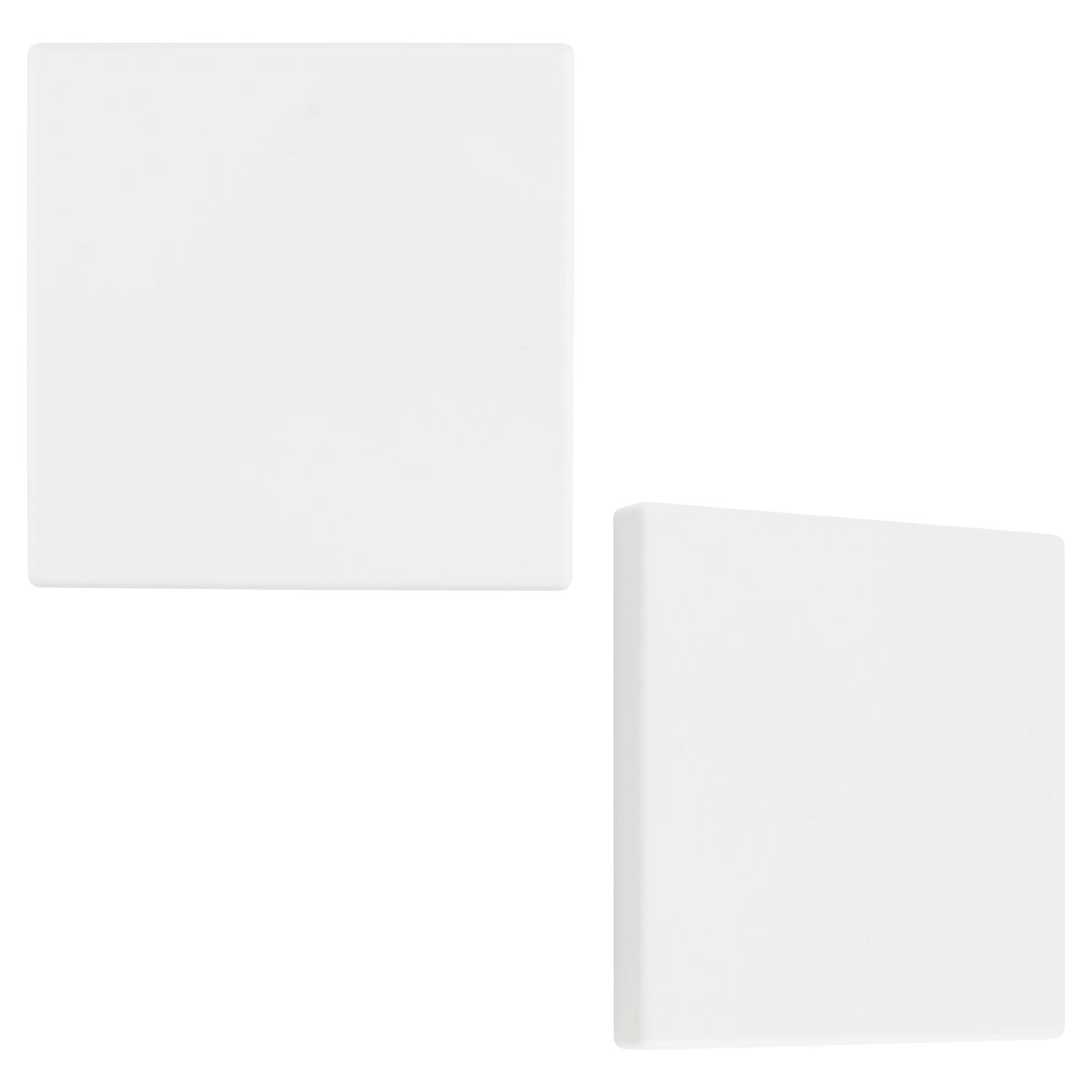 UFURMATE 2Pcs Screwless Blank Outlet Plate