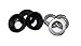 RudedogUSA- Set Of Three 7/8" Sleever Bar Lockwasher & Grommet
