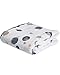 Little Unicorn Muslin Quilt Blanket | 100% Cotton Soft Multi-Layered Muslin Fabric | Toddler & Baby Blanket | 47”x47” | for Nursery, Crib, Shower Gifts (Planetary)