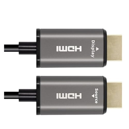 Cable De Fibra Óptica HDMI 2.1 10 M, 8K, 60 Hz, Velocidad 4K, 240, 48 Gbps For Conexión Datos TV, XBOX, PS5 Y Proyector