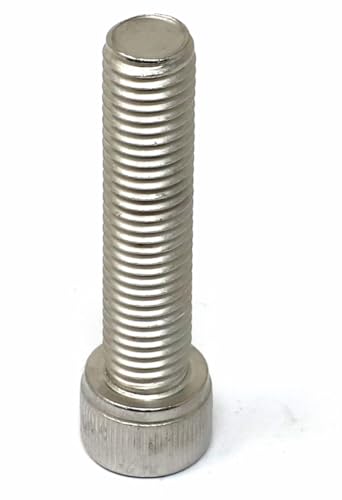 Image of iexcell 5 Pcs M12 x 55mm Thread Pitch 1.75 mm Stainless Steel 304 Hex Socket Head Cap Screws Bolts Kit