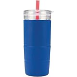 Bubba Capri Straw Tumbler with Silicone Sleeve, 32 oz, Blue