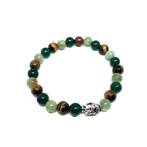 Mautik Sadiwala Exclusive Wealth, Prosperity and Success Crystal Gemstone Bracelet with Green Aventurine, Tiger Eye and Jade for Men & Women (B09GG4W4LX) Amazon Price History, Amazon Price Tracker