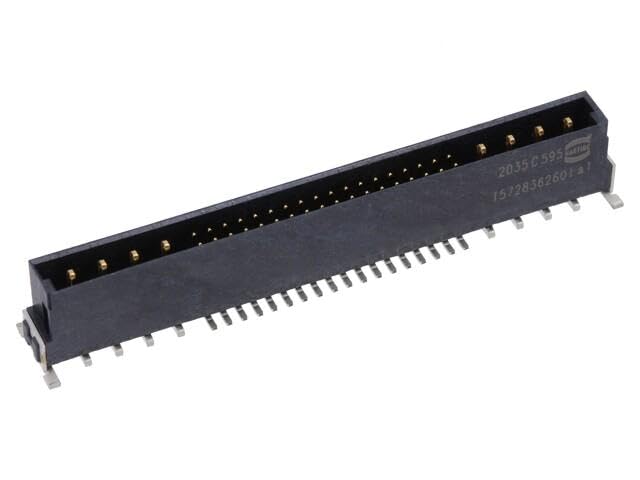 Connecteur PCB-PCB har-flex Hybrid SMT résistant aux températures extrêmes socle HA