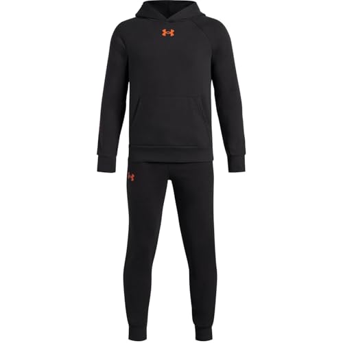 Under Armour Boys Ua Rival Fleece Suit Tracksuit Black 11-12 Years