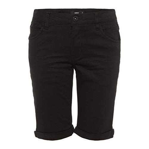 Pantalón infantil Negro NAME IT para niños con cintura ajustable en talla 152 cm