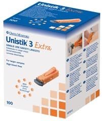 OwenMumford Unistik 3 Extra (Box of 100) (AT1012)
