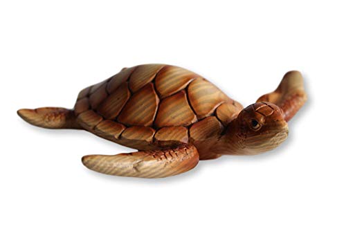 Regalo náutico Efecto Madera Tortuga 18cm