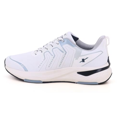Image of SPARX Sports Running Shoes for Men - Lightweight Breathable Lace-Up Athletic Shoes with Cushioned Comfort, Shock Absorption, Durable Grip, Flexible Sole & Everyday Walking Performance