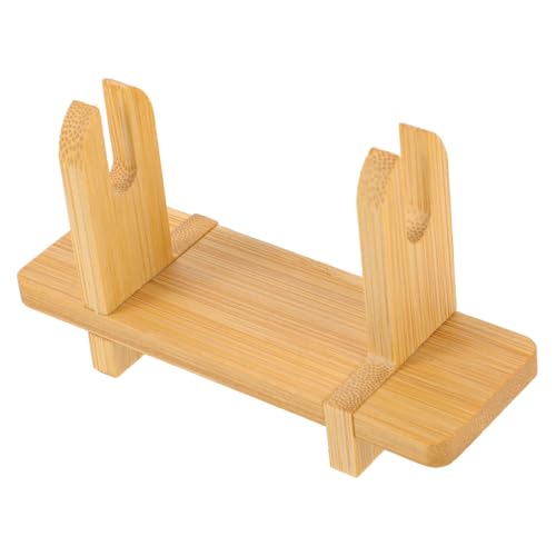 Healifty Supporto Tagliapasta da Banco in Bambù Base Porta Cutter Ventilata Organizer Cucina Multiuso per Coltelli Antiruggine e Facile da Pulire Design Semplice e Robusto Stile Casuale