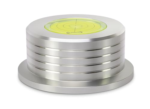 Amortir la résonance du vinyle avec le stabilisateur de disque Dynavox PST260 argenté