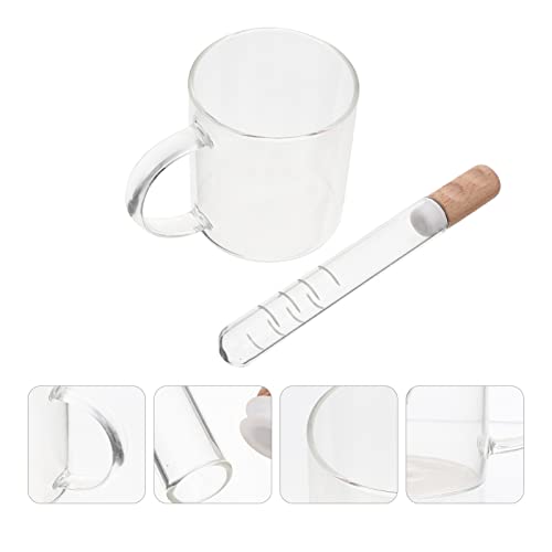 HEMOTON 1 Conjunto de Té Infusor Glasstea Cup Filtro de Té Transparente Colador Colander Kung Fu Té Accesorios de… - Imagen 3