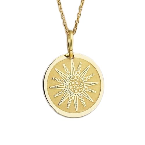 Pendentif soleil et lune célestes LKBEADS, le cadeau mixte symbolique