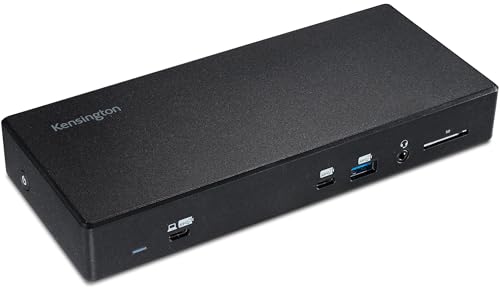 Kensington SD4850P USB-C Docking Station for Dell, HP, Lenovo, Surface, PixelBook, Pixel Slate- Dual 4K Video, 100W PD (K34115NA) by Kensington - Used condition - US$81.90