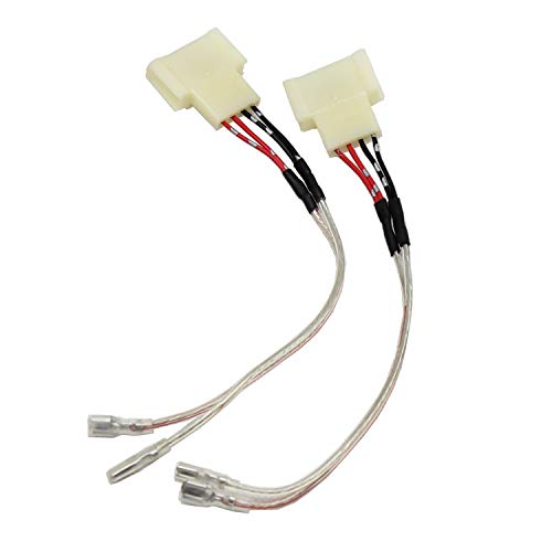 RED WOLF Car Door Aftermarket Speaker Replace Wiring Harness Connector