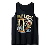 My Leg Legs Day Weight Lifting Bodybuilding Spongebob Gym Tank Top