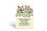 Stonehouse Collection St. Patrick's Day Card - Irish Wisdom - 12 Funny St Patrcks Day Cards & Envelopes (Happy Days)