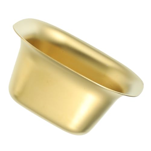 Garneck Picnic Bowl Dip Bowls Kitchen Vinegar Dish Appetizer Dish for Home Serving Dishes Soy Sauce Dish Square Bowls Dip Serving Dish Dinner Seasoning Dish Stainless Steel Golden