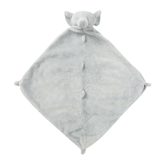 Angel Dear - Grey Elephant, Blankie