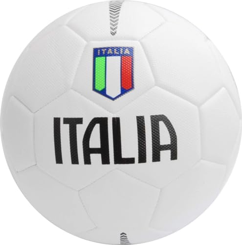 CUCUBA Pallone Da Calcio Da Allenamento o Partita Misura 5 Bianco Italia