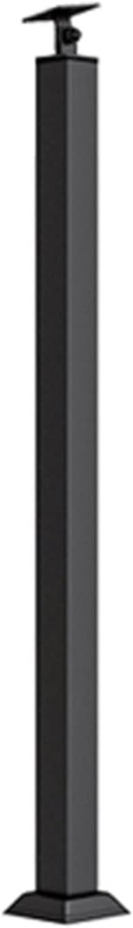 Gyeqxkt Adjustable 270° Wooden Handrails For Outdoor Steps & Indoor Stairs Floormounted Railing Posts For Porch & Concrete Steps (Height: 95Cm)