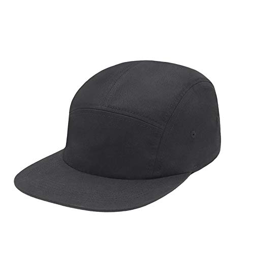 Boné Liso Five Panel - Preto