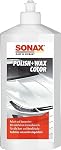SONAX – SONAX Polish+Wax Color weiß (500 ml) Politur mit weißen Farb