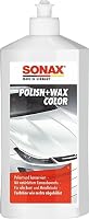 SONAX Polish+Wax Color weiß (500 ml) Politur mit weißen Farbpigmenten und Wachsanteilen | Art-Nr. 02960000 – Ansicht 1