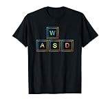 WASD RGB PC Gaming Gift Shirt for Computer Gamers T-Shirt