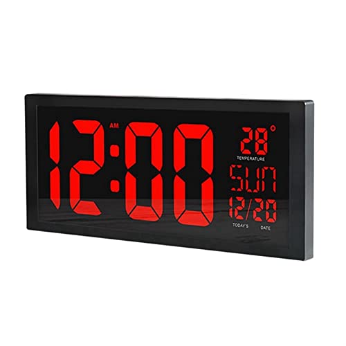 Reloj digital grande con temporizador y temperatura interior miniatura 2