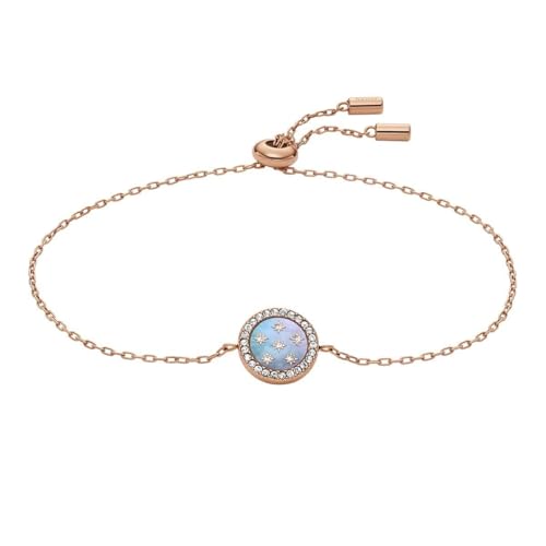 Fossil Merrit Women's Rose Gold-Tone Stainless Steel Bracelet, JF04937791