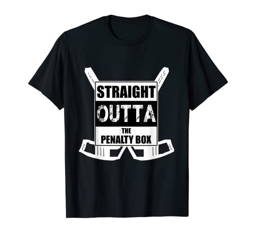 Jugador de hockey sobre hielo | Straight Outta Penalty Box | Hockey sobre hielo Camiseta