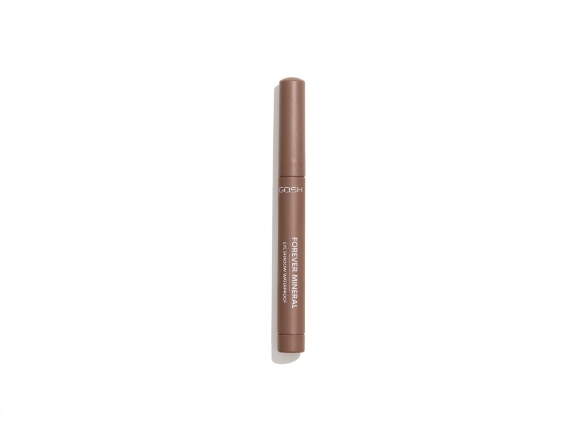 GOSH Forever Mineral Matte Eyeshadow Stick 016 Matt Chocolate – Cream‑to‑Powder Matte White Eye Shadow Crayon, Longwear, Smudge‑Proof, Waterproof & Travel‑Friendly