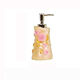 Large, textura fácil de relleno de cristal con aberturas integrados, ideal para lociones, jabones o desinfectantes.