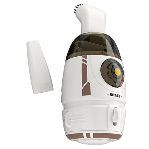 Aspiradora de mano, aspiradora de cohetes de dibujos animados | Herramienta de limpieza de escritorio de succión fuerte para eliminar el cabello de las mascotas, el polvo diario y los escombros, ideal Aspiradora de mano, aspiradora de cohetes de dibujos animados | Herramienta de limpieza de escritorio de succión fuerte para eliminar el cabello de las mascotas, el polvo diario y los escombros, ideal