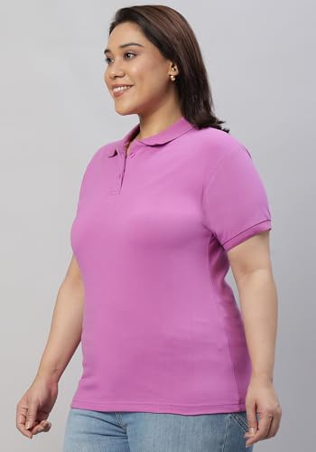 Image of Wear Your Opinion Womens Plus Size Polo Collar Neck T-Shirt Top