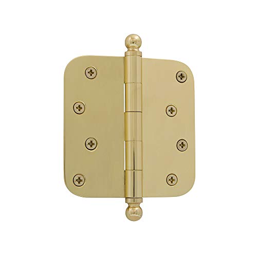 Image of Nostalgic Warehouse Ball-Tip Residential Door Hinge with Radius Corner