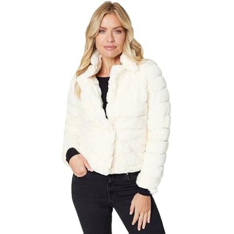 Izabel London Faux Fur Cropped Jacket Cover
