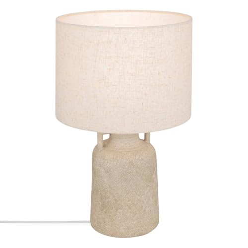 Atmosphera - Lampe à poser champignon secteur gibus gris h45,5cm