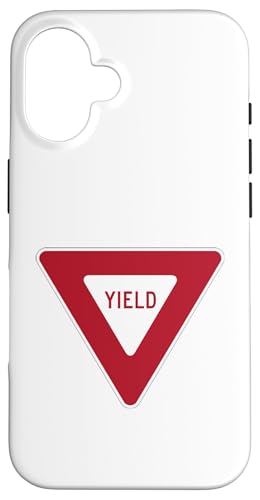Yield Sign 交通標識 スマホケース iPhone 16 用
