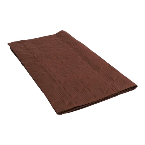 Dog Bed Cover, Pet Blanket Sofa Couch Furniture Protector for Large Dog, Noiseless Quilted Non Slip Bottom, Easy to Remove, 52x82 Inch Brown Polyester, TPU (30x70in/ 76.2x177.8cm)