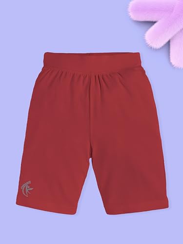 Image of KiddoPanti Girls Knee Length Cycling Shorts Pack of 2