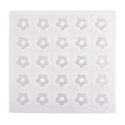 JDIEOQA Moule En Silicone Avec Pendentif En Forme Fleur En Résine Époxy, Porte-clés, Bijoux Pour Bagages, Sacs, Accessoires Collier