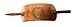 THIN HAIR LEATHER PONYTAIL BARRETTE, PONYTAIL BARRETTE FOR THIN HAIR, HAIR CLIP, SLIDE, WRAP, PONYTAIL HOLDERS, HAIR TIE, HANDMADE, HANDCRAFTED, HAND TOOLED, HAIR BARRETTE, HOLDER, BT 2406