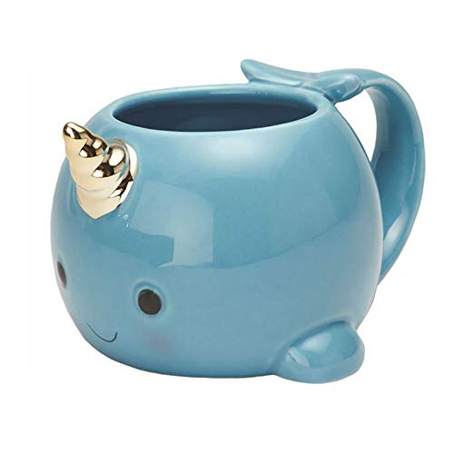 Streamline Magical Narwhal Coffee Mug, Blue