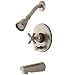 KINGSTON BRASS KB86980ZX milenium bateria wannowa i prysznicowa, szczotkowany nikiel