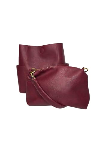 Image of Joy Susan Side-Pocket Bucket Bag: Kayleigh Crossbody