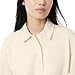 Lacoste Women's Polo Collar Sweatshirt, Off White, 4