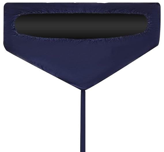 Image of Polyester Split Ac Service Wash Bag Cover Ac Service Cleaning Cover Waterproof Indoor Unit Service Cover Bag With Drain Outlet Ac Service Wash Bag Cover Jacket For 1.5 Ton Color Blue